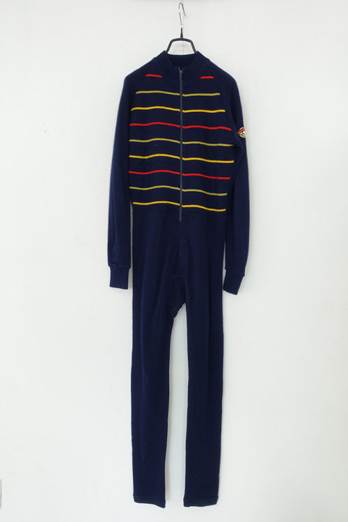 80&#039;s INELLI - knit jump suit made in italy