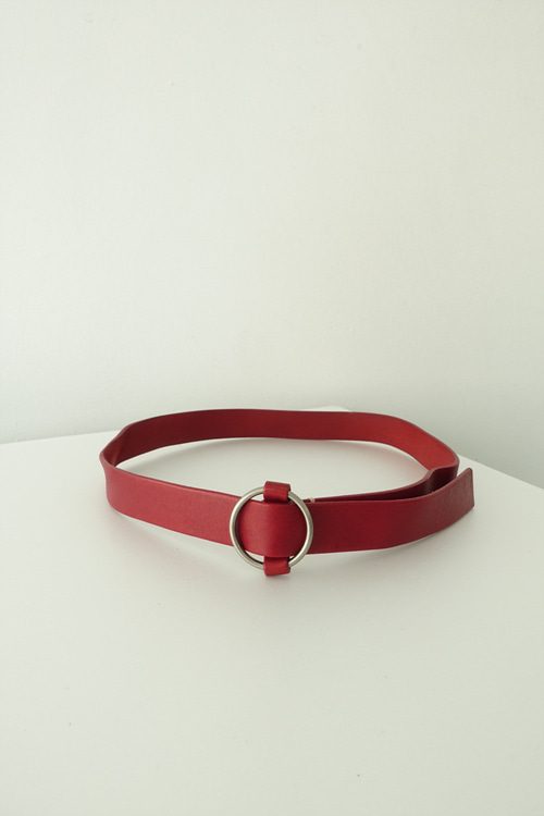 leather ring belt