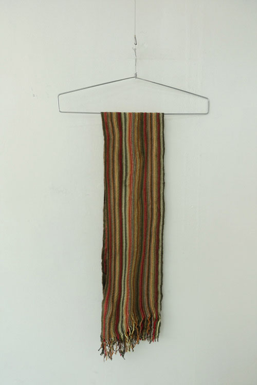 muti stripes knit muffler