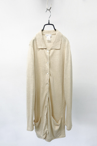 AGNES B made in france - linen &amp; silk knit cardigan