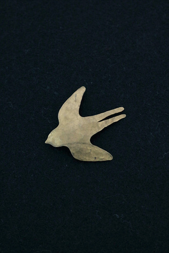 vintage brass pin