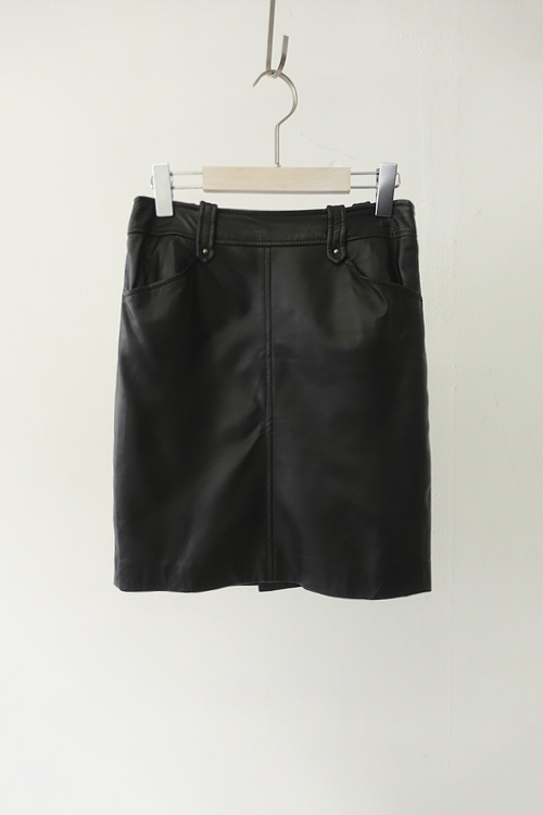 ICB - lamb leather skirt (28)