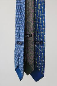 HERMES made in france - silk tie set