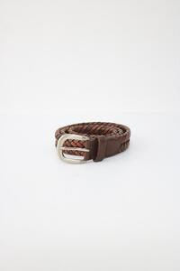 vintage weaving leather belt