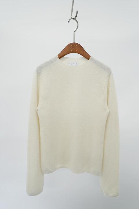 AGNES B - pure cashmere knit top