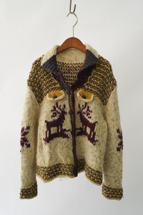 vintage hand knit jacket