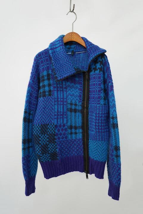 BENETTON - mohair &amp; wool knit jacket