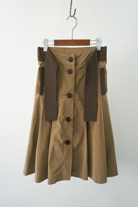 ASPESI made in italy - silk &amp; cotton skirt (28)